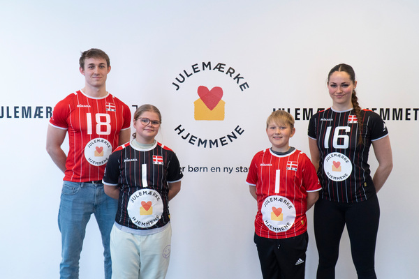 Volleyball Danmark på besøg på Julemærkehjemmene