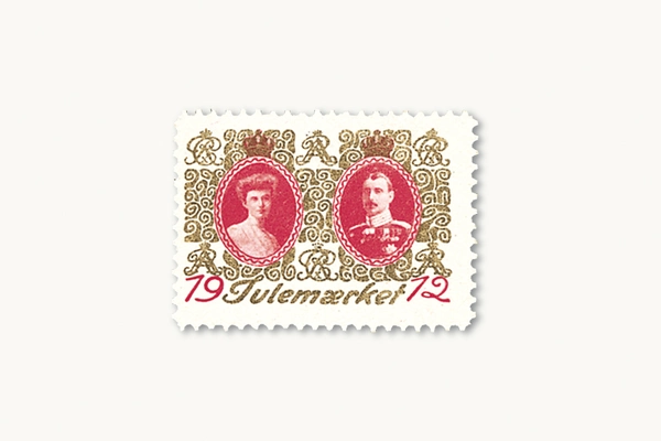 Julemærket 1912 - Kong Christian den X og Dronning Alexandrine