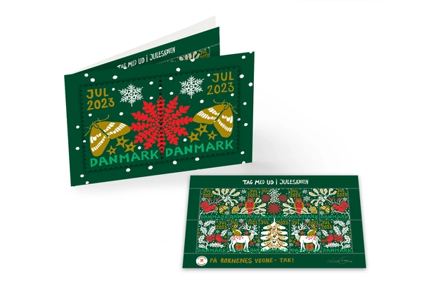 Julemærket 2023 - souvenirmappe med 10 udvalgte motiver